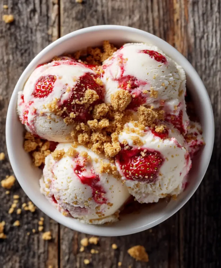 Strawberry Cheesecake Ice Cream 2 Homemade Strawberry Cheesecake Ice Cream