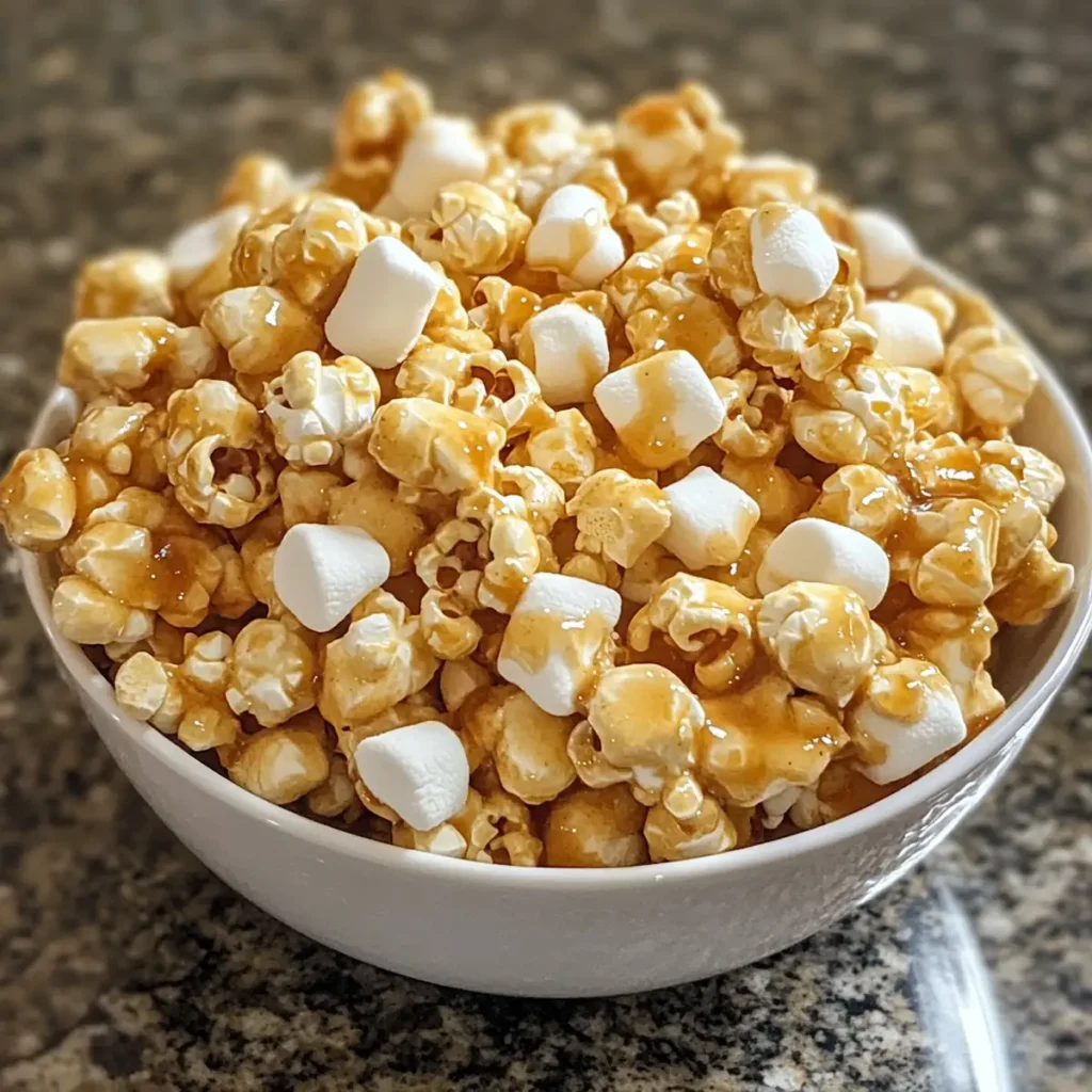 7 Dorm-Friendly Desserts You Can Make with Mini Marshmallows 4 Bowl of marshmallow popcorn balls in a dorm room
