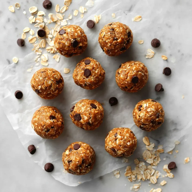 Peanut Butter Protein Balls – The Best No-Bake Snack for Dorm Life 3 High-protein peanut butter energy balls with oats and chocolate chips – easy no-bake dorm snack