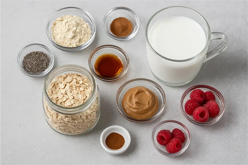 Overnight Oats Recipe Protein 5 ingredients Overnight Oats Recipe Protein