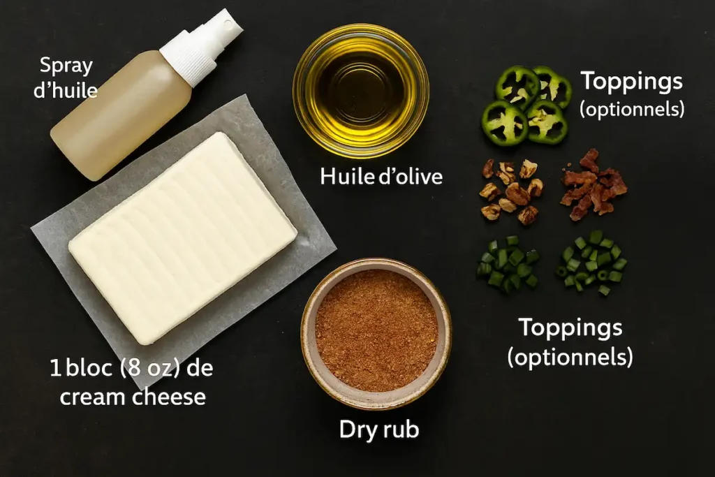 Smoked Cream Cheese 5 ingredients smoked creal cheese