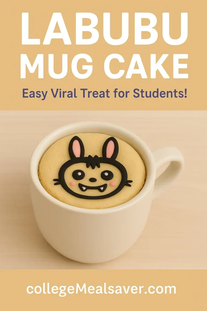 Labubu Mug Cake: The Cutest Dorm Dessert You Can Make in 5 Minutes 5 labubu mug cake easy viral dessert for students