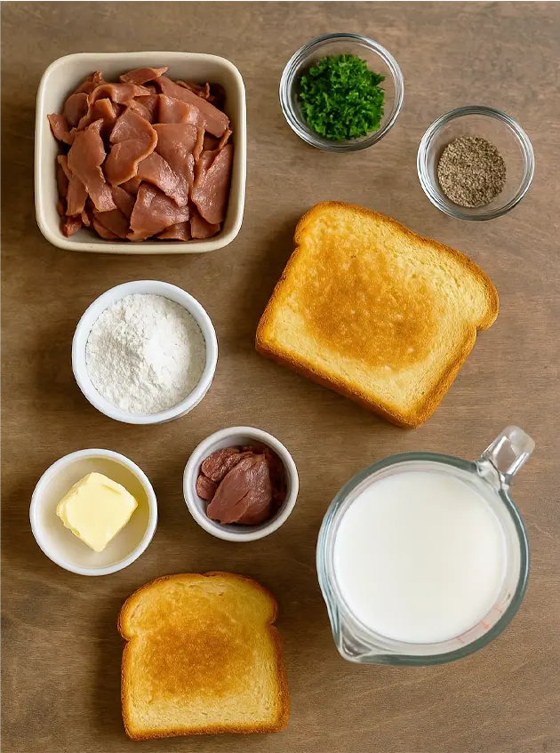 Shit on a Shingle: The Classic Military Comfort Food 5 shit on a shingle creamed beef toast 1