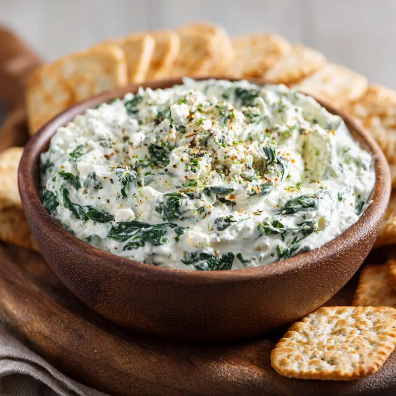 High Protein Spinach Dip