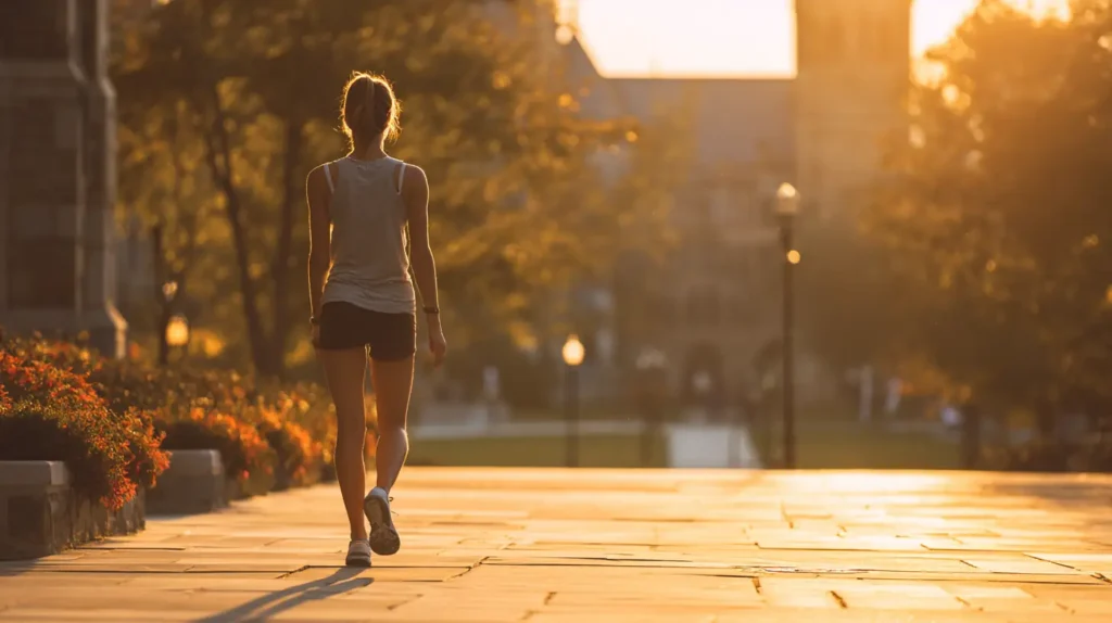 The 30-30-30 Method for Weight Loss: A Beginner’s Guide to Real Results 2 Morning walk on campus – the first step of the 30 30 30 weight loss method