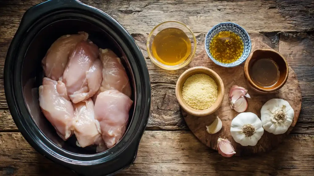 Honey Mustard Chicken in a Slow Cooker – Budget Dinner Delight 6 honey mustard chicken ingredients slow cooker