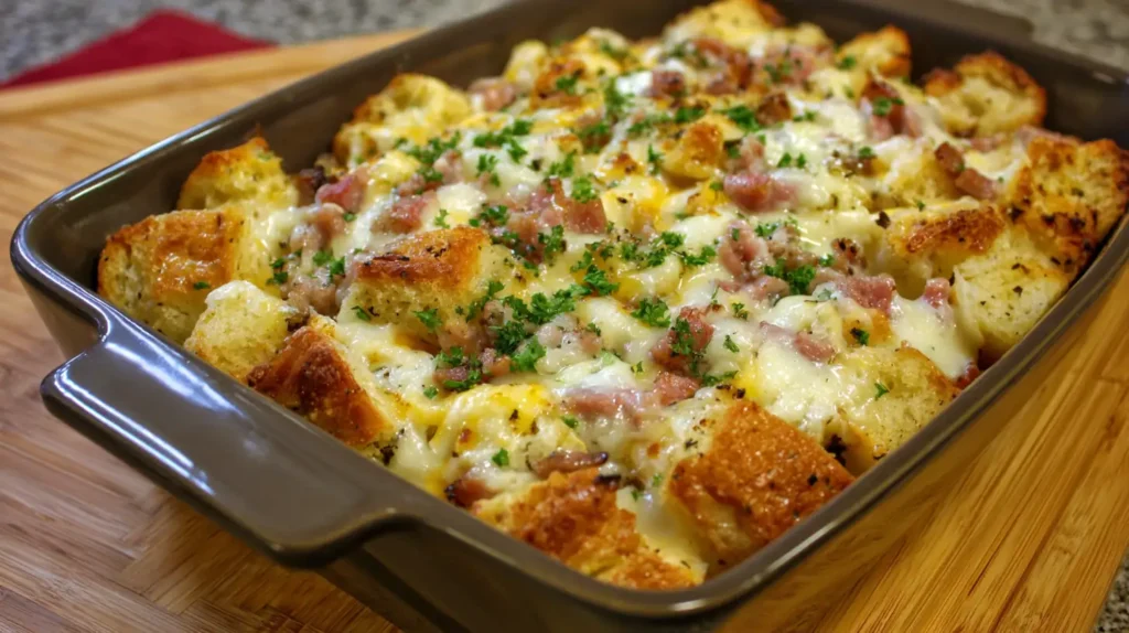 Shit on a Shingle Breakfast Bake: A Cozy Oven-Baked Twist 2 Shit on a Shingle Breakfast Bake A Cozy Oven-Baked Twist + ingredients