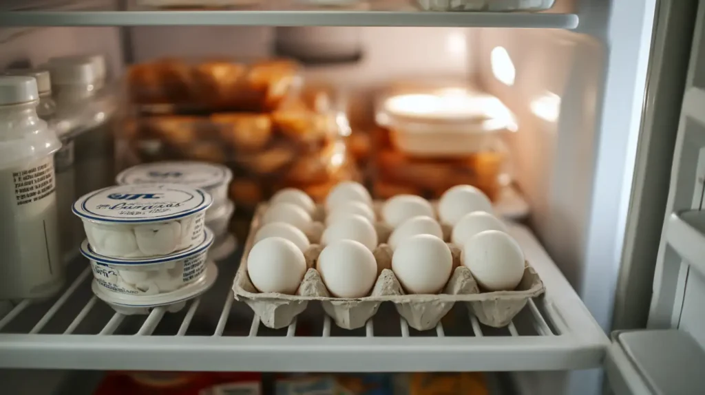 High-Protein College Meals: Cheap, Healthy, and Student-Friendly 3 Mini fridge stocked with protein snacks like yogurt, string cheese, and boiled eggs.