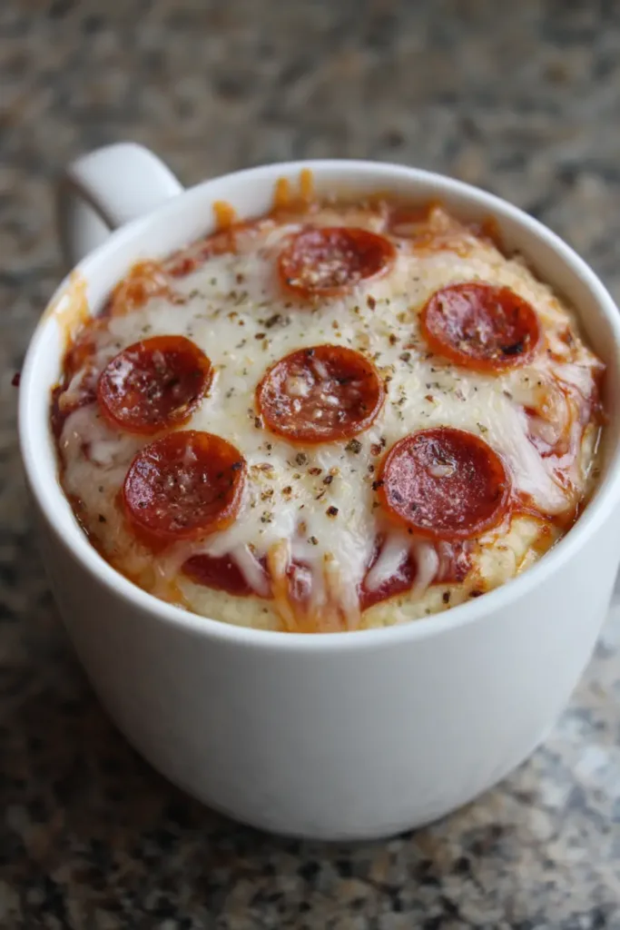 Microwave Mug Pizza