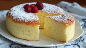 Cotton Soft Vanilla Cake (No Oven Needed!) – Easy Rice Cooker Recipe for Students