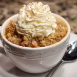 Easy Apple Crisp in a Mug