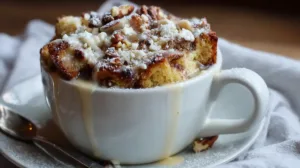 Easy Bread Pudding in a Mug (5-Minute Microwave Dessert for Students)
