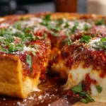 Easy Chicago Deep Dish Pizza for Students