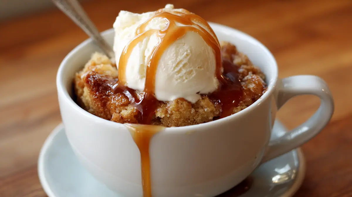 Easy Bread Pudding in a Mug