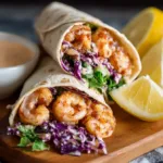Spicy Shrimp Wraps with Chipotle Sauce