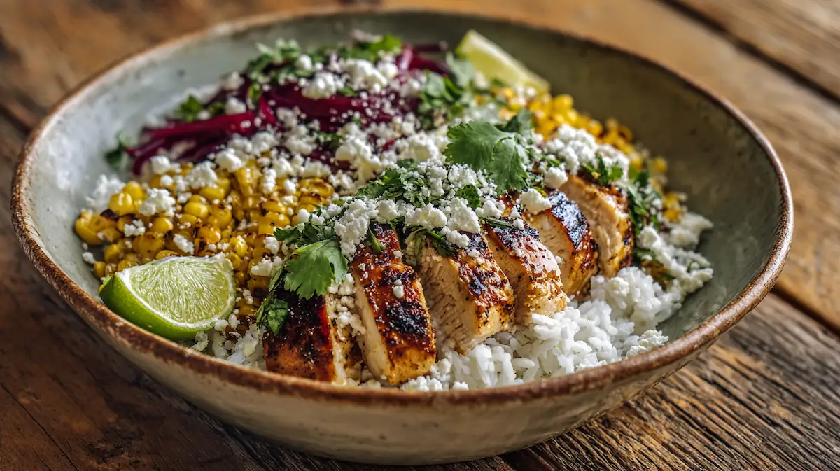 street corn chicken bowl 1
