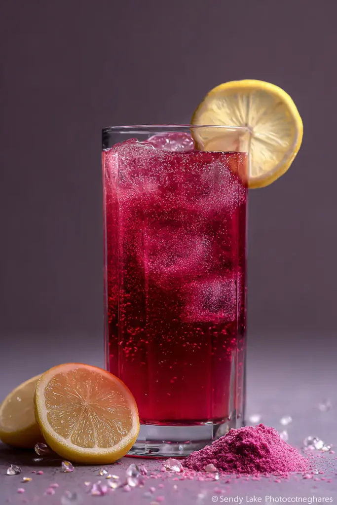 Magnesium Sleep Drink Recipe: The Easy Student Nighttime Elixir for Deep Rest 3 magenta magnesium sleep drink recipe made with tart cherry juice and ice