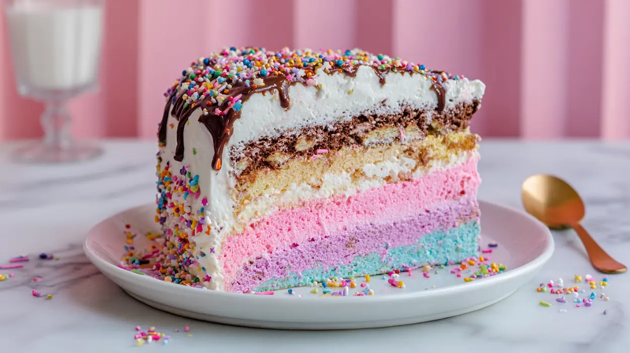 no bake ice cream cake