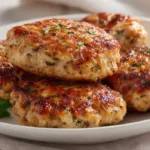 Juicy healthy turkey burger patties cooked on the stovetop.