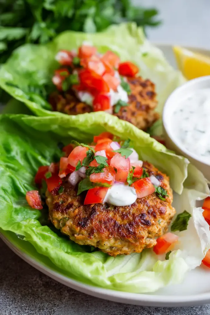 Juicy & Healthy Turkey Burger Patties (Easy Stovetop Recipe) 2 Juicy healthy turkey burger patties cooked on the stovetop