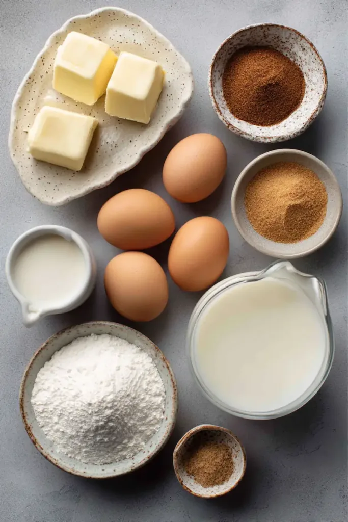 Custard Pie Ingredients