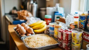 $20 college grocery list with cheap foods for students