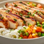 5 dollar meals for students chicken rice bowl with vegetables and rice