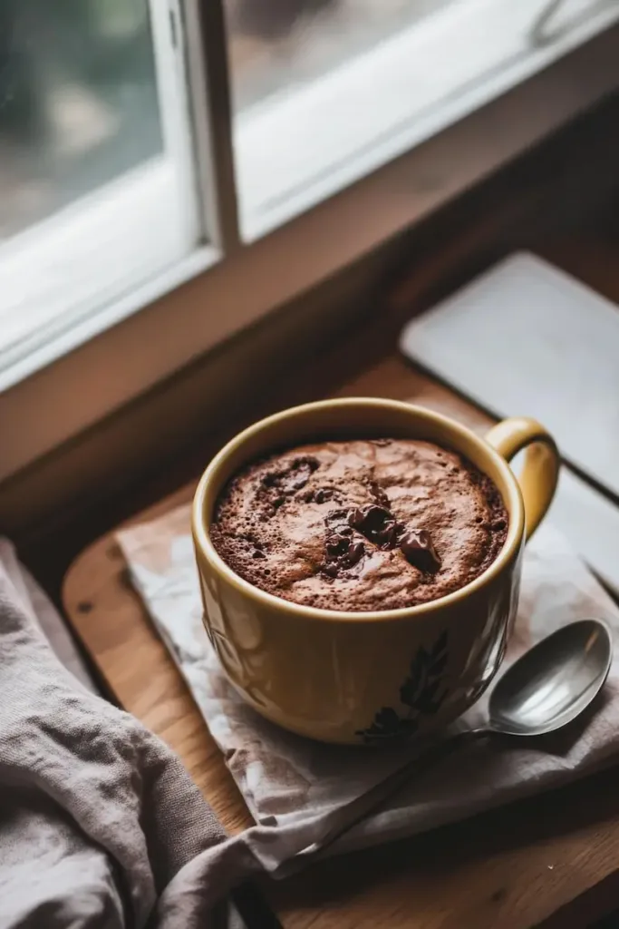 easy mug cake dessert for students