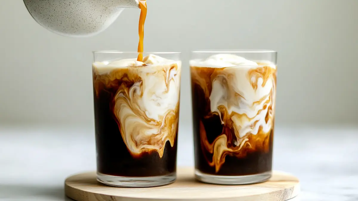 How to Make Cold Brew Coffee at Home Easy Recipe 1 Mason jar filled with homemade cold brew coffee concentrate on wooden counter