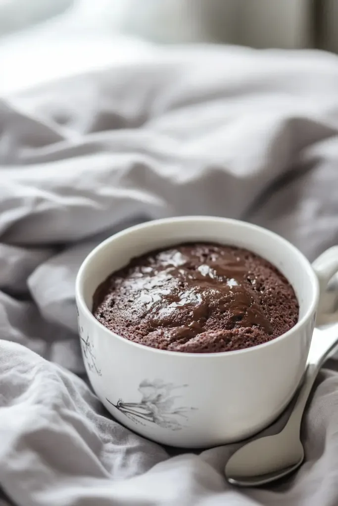 microwave mug cake dessert for college students