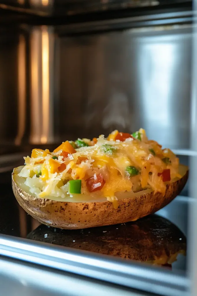 easy microwave baked potato for college students