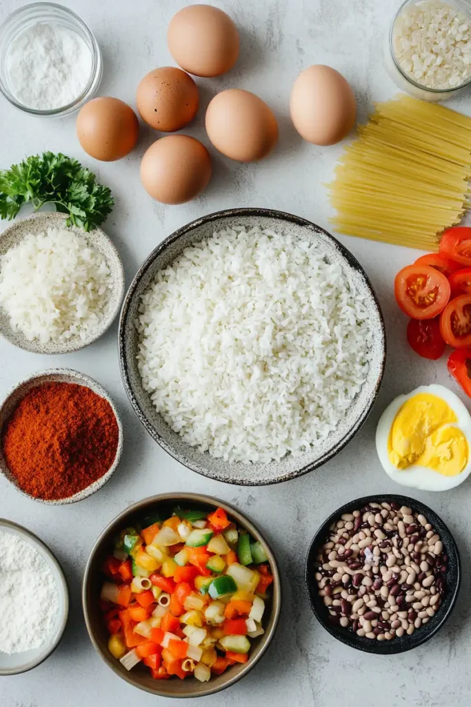 cheap ingredients for 5 dollar meals for students rice eggs beans pasta