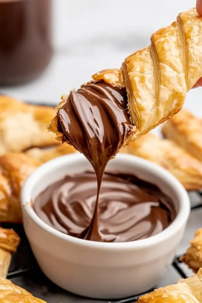 The Best Nutella Puff Pastries Recipe Easy and Irresistible 3 Easy Nutella puff pastry twists recipe step by step showing flaky pastry and chocolate hazelnut filling